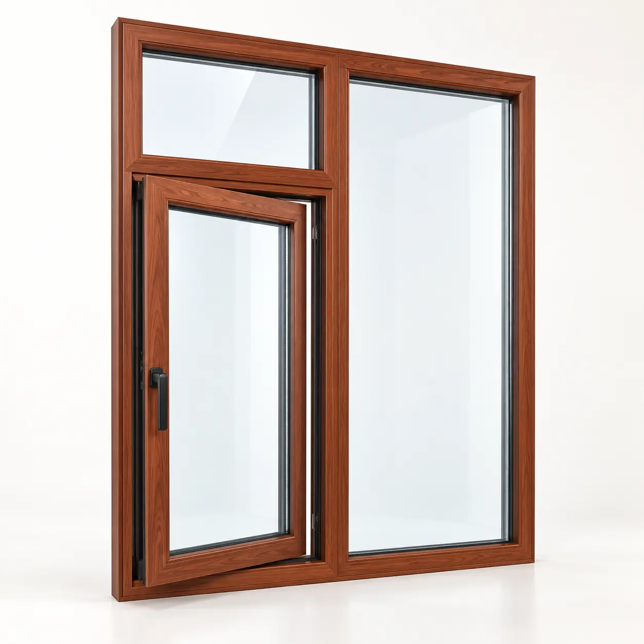 Woodgrain Casement Window